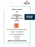 Tender No. SELANSGCP20230602 Supply of Gas Compression Processing Package at Selan Field