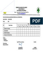 Ceklis Pelaksanaan Monitoring