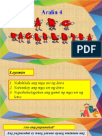 Epp 4 Industrial Arts-Aralin 4 - Ang Pagleletra - PPTX Version 1