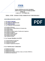 A. TEMA .FIVB Estructura Objetivos y Programas
