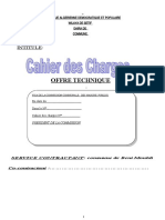 Cahier Des Charge Technique Travaux Publics