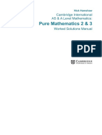 Pure Math 2 & 3 Solutions