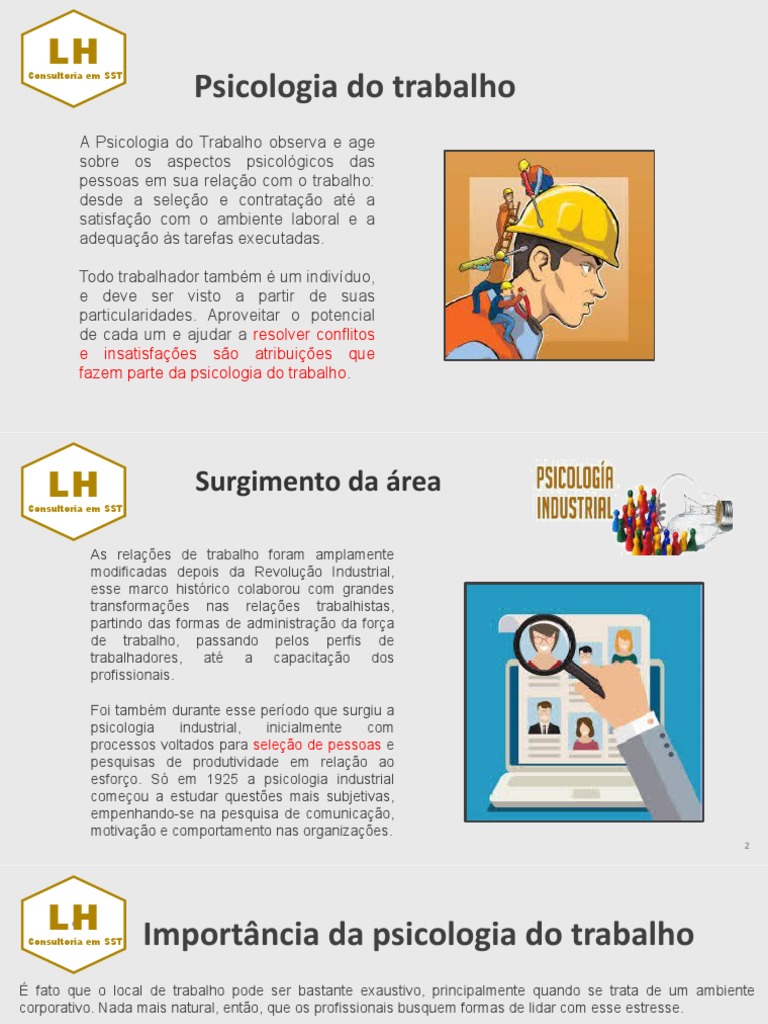 Psicologia do Trabalho e Bem-Estar | PDF | Psicologia | Satisfação no ...