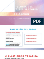 Semiología Respiratoria. Palpación.