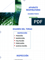 Semiología Respiratoria. Inspección.