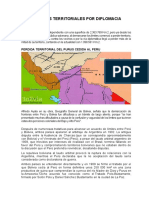 Informe de Perdidas Territoriales Por Diplomacia