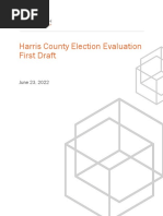 Harris County - Fors Marsh Election Evaluation