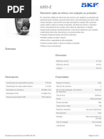 SKF 6203-Z Specification