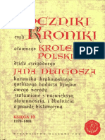 Jana Długosza Roczniki Czyli Kroniki Sławnego Królestwa Polskiego Ks 10 (1370-1405)