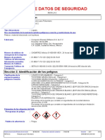 Ficha de Datos de Seguridad: Sección 1. Identificación