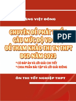 Chuyen de Phat Trien VD VDC de Tham Khao Thi TN THPT 2023 Mon Toan