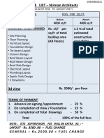 Rate List