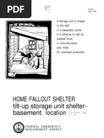 FEMA Home Fallout Shelter (Plan e) H-12-e WW
