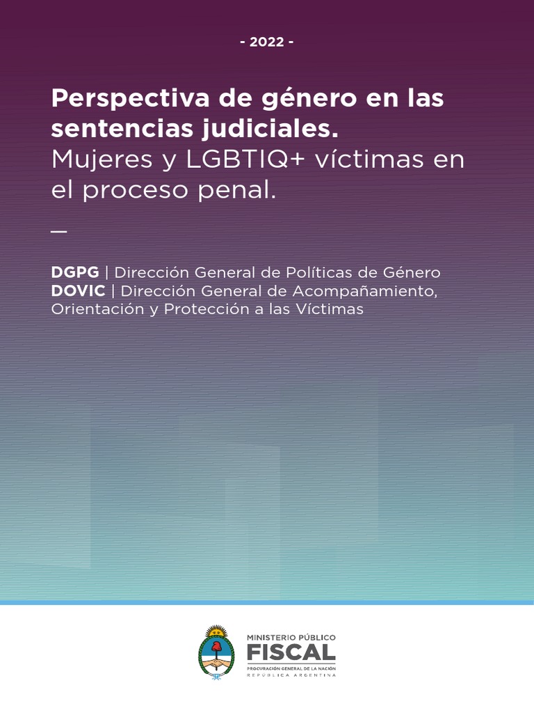 Perspectiva de Género en Sentencias 2022 | PDF | Abuso sexual | La ...