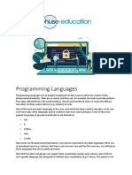 02 - Programming Languages