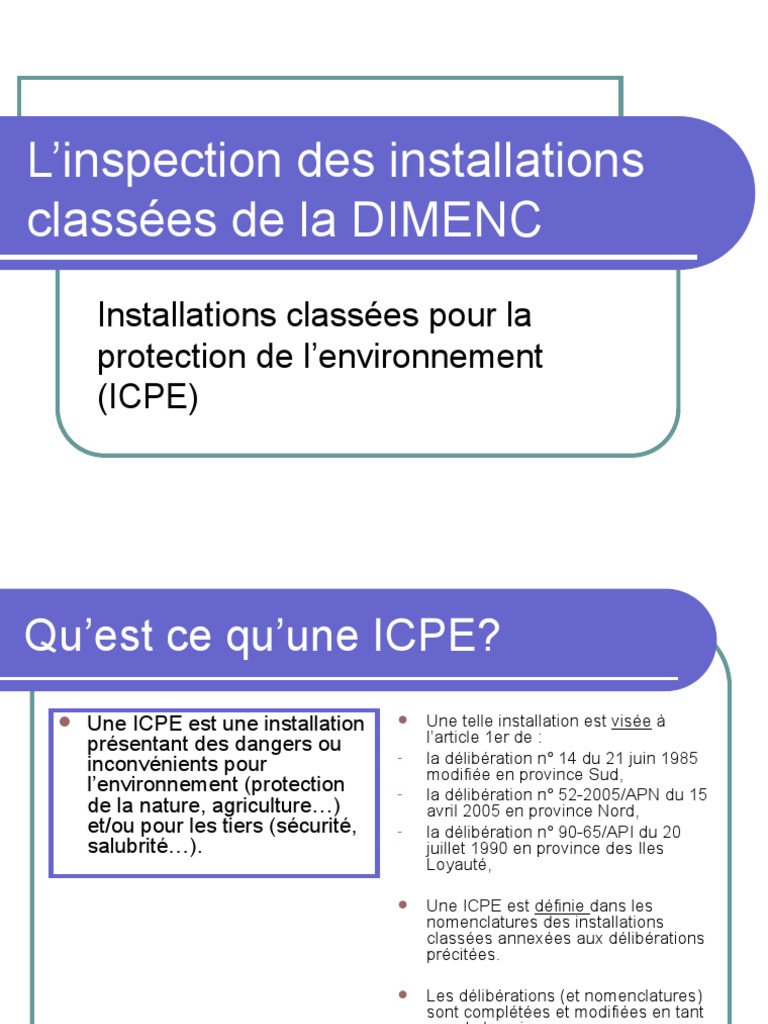 Inspection Des Installation Classees | PDF