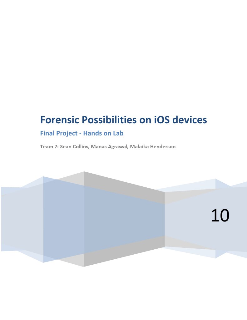 iOS Forensics Techniques and Tools | PDF | Computer Forensics | Ios