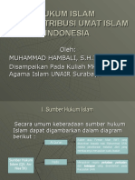 Kuliah VI Hukum Islam Dan Kontribusi Umat Islam Indonesia Ok