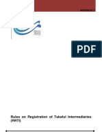 Rules On Registration of Takaful Intermediaries