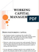 Working Capital Management