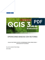 Guia #5 Vectores Puntos Coordenadas para Crear Línea y Digitacion de Poligonos