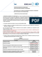 Edital Ag Defesa Civil e Ag Fiscalizador Transito Prefeitura de Maracanau Edital 011 Aditivo 02 em 05.07.2023