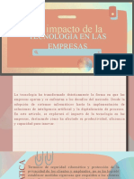 El Impacto de La Tecnología en Las Empresas