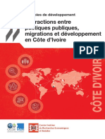 Interactions Entre Politiques Publiques, Migrations Et Développement en Côte D'ivoire