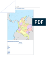 Organización Territorial Colombia