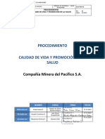 Procedimiento Calidad de Vida y Promocion de La Salud. Ver 00