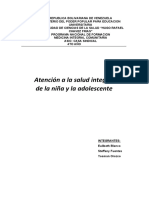 Atencion Integral A Niñas y Adolescentes