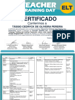 Certificado Workshop Tássio Cedryck de Oliveira Pereira