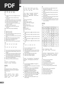 Speakout 2ed Pre-Intermediate WorkBook Answer Key
