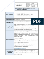 Fo-Gp-001 Matriz Proyecto Pedagógico