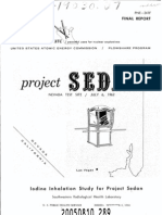 Project SEDAN - Iodine Inhalation Study - US AEC (1964) WW