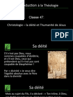 Introduction À La Théologie: Classe 47: Christologie - La Déité Et L'humanité de Jésus