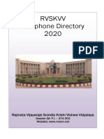 Telephone Directory 01.10.2020