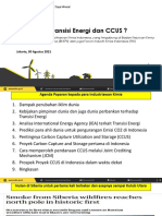 2021 - 08 - 30 Paparan Ke BKKPII Dan FIKI Terkait Energi Transisi Dan CCUS