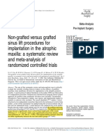 3 - Lie 2022 Systematic Review and Metaanalysis Graftless Sinus Elevation