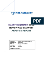 Ruugle Token - Smart Contracts Security Audit Report
