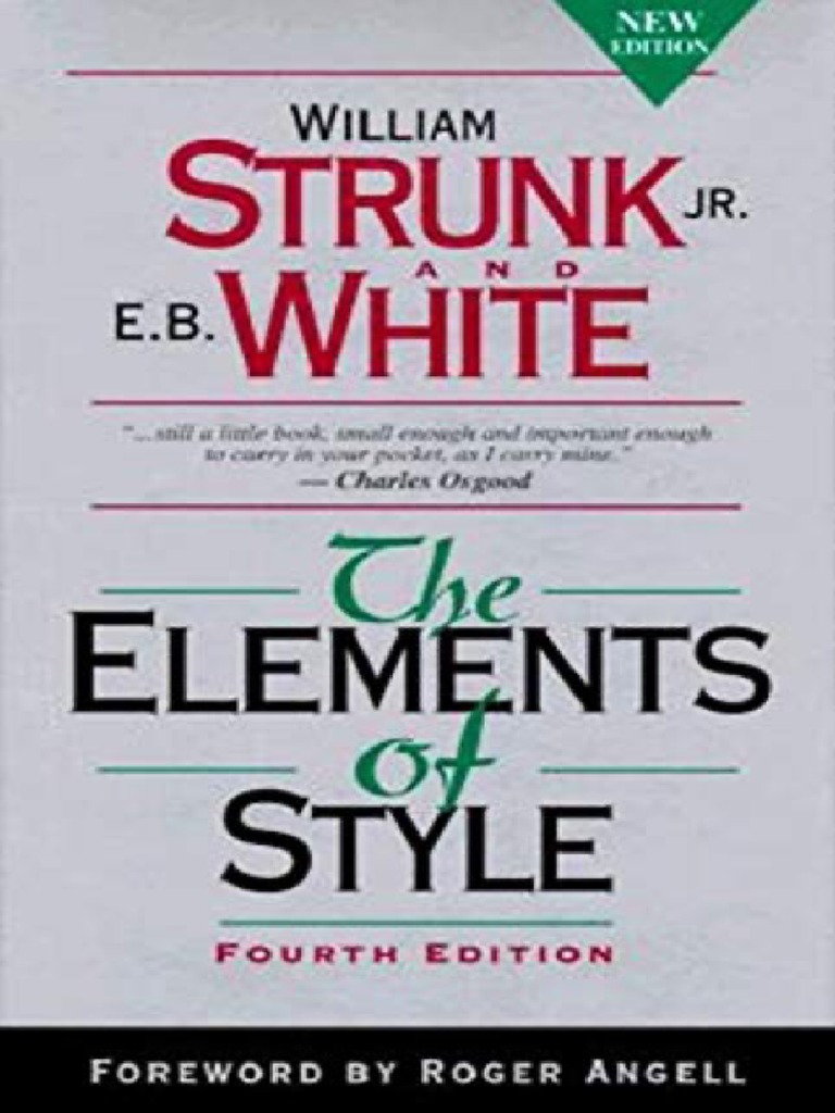 3 the elements of style pdf
