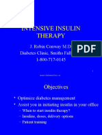 Intensive Insulin Therapy