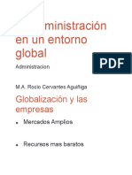 Liderazgo en Un Ambiente Global