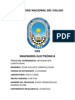 Informe 1 Deformación Longitudinal