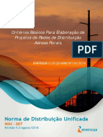 NDU 007 - Critérios Básicos Para Elaboração de Projetos de Redes de Distribuição Aéreas Rurais Versão 5.0