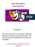 Textos Dramáticos 5 Años