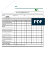 Check List Furadeira Manual, Base Magnetica e Retifica
