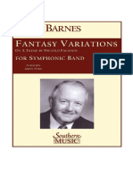 FANTASY VARIATIONS - Clarinete 3º