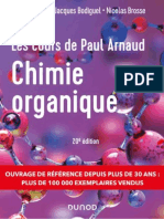 Chimie Organique - Les Cours de Paul Arnaud - 20e Édition (Brigitte Jamart, Jacques Bodiguel Etc.)