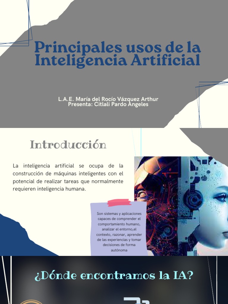 Usos Clave de la Inteligencia Artificial | PDF | Inteligencia ...